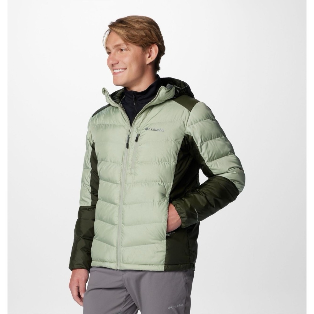 Columbia Labyrinth Loop II Hooded Jacket – Large, Safari Greenscape NWT‎